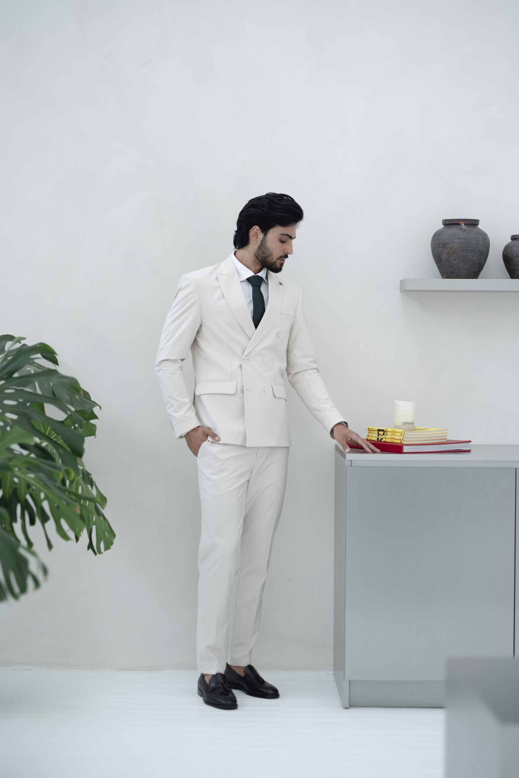 DSC02610 Fato Trespasse slim fit Bege Claro - Image 1