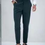 Calça de Tecido Verde